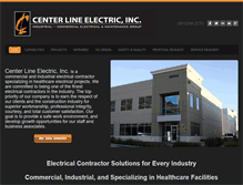 Tablet Screenshot of centerline-electric.com